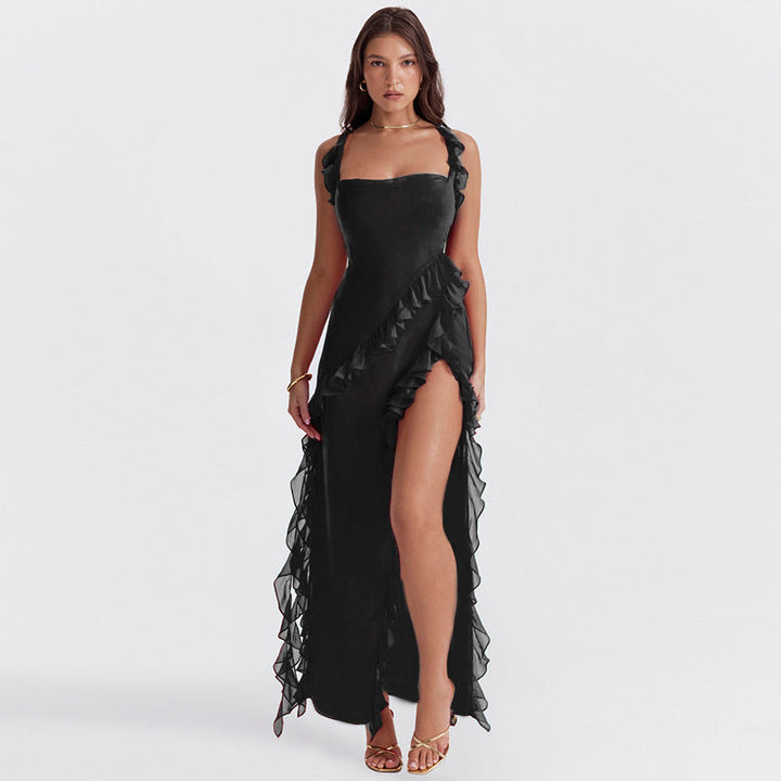 Leonie© | Umwerfendes Kleid mit Rüschen