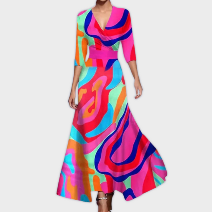 Vivienne®️ | Premium Maxi Kleid Handgemacht