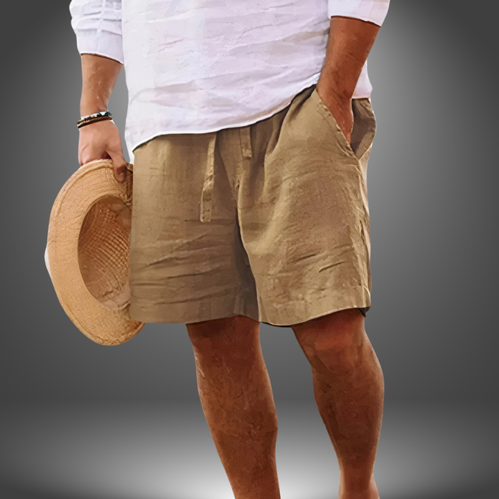 Waldemar™ | Handgefertigte Leinenshorts