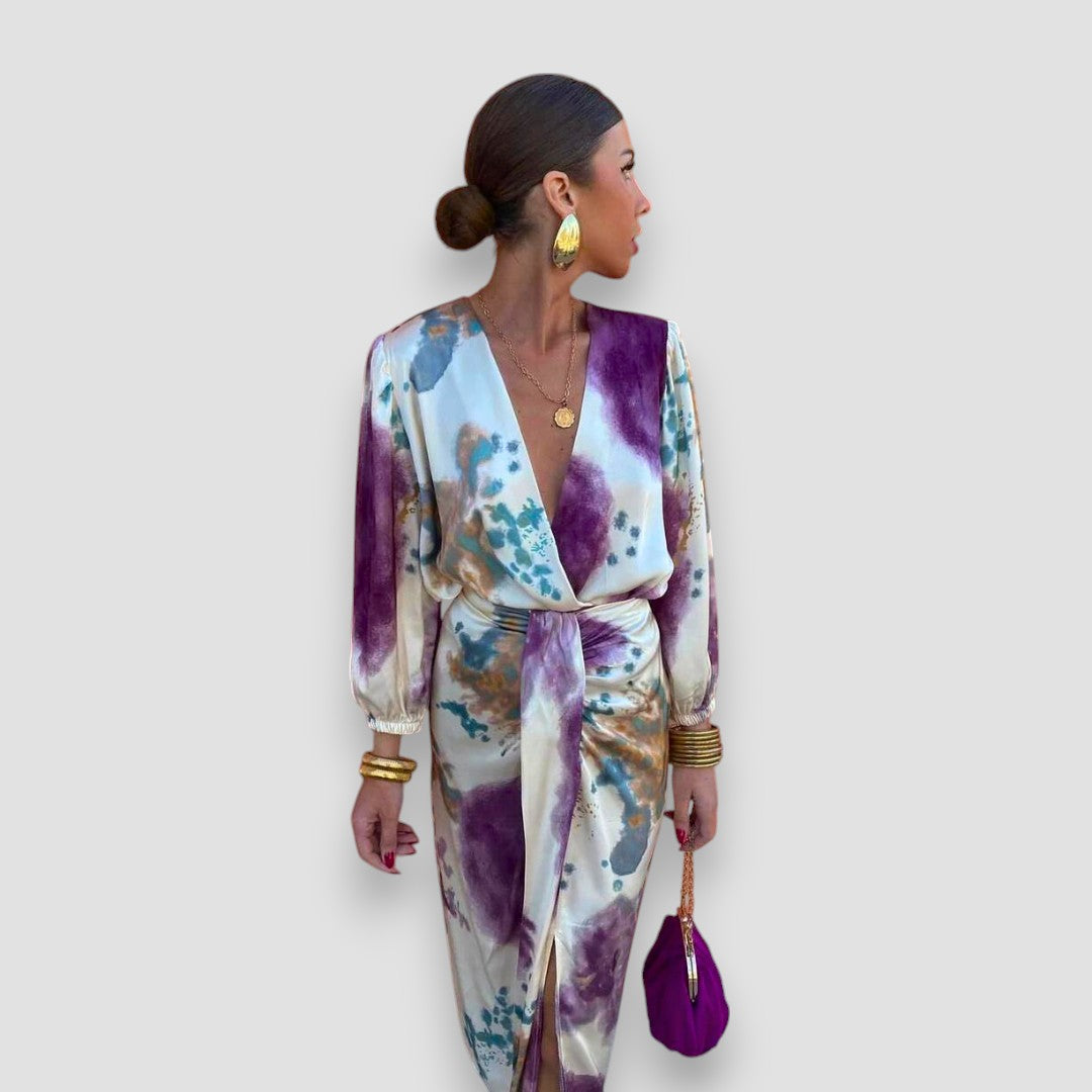Selina™ | Elegantes Kleid mit V-Ausschnitt