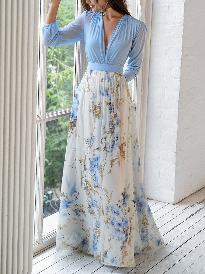 Margarete™ – Umwerfendes Maxikleid mit Blumendruck