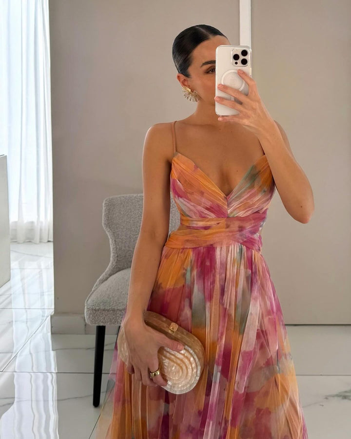 Carola™ - Bezauberndes Maxikleid mit Blumendruck