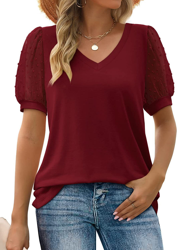 Pia®️™ | Elegante Bluse mit Puffärmeln