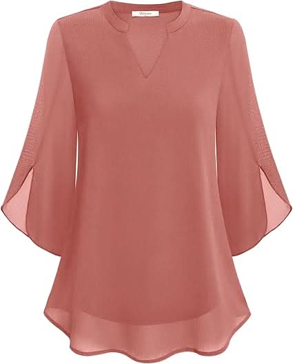 Yara®️™ | Fließende Bluse mit Lageneffekt