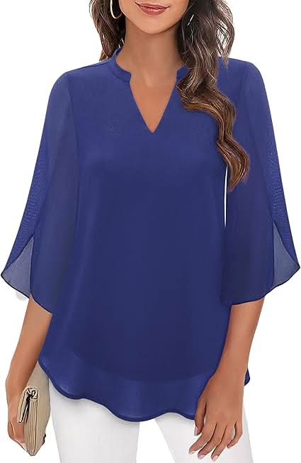 Yara®️™ | Fließende Bluse mit Lageneffekt