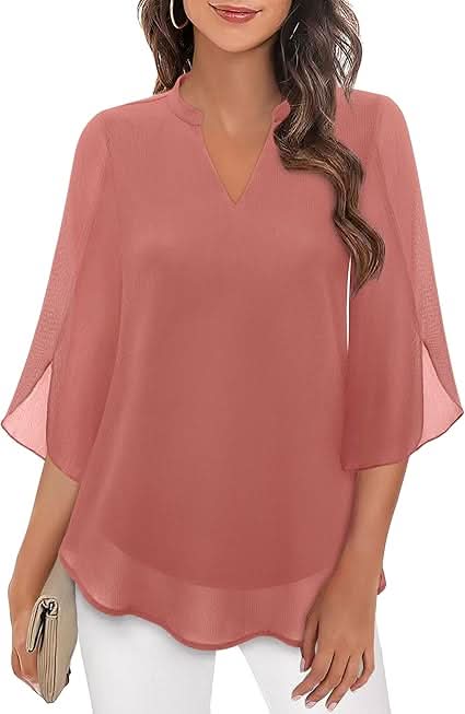 Yara®️™ | Fließende Bluse mit Lageneffekt