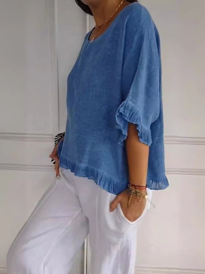 Jasmin®️™ - Elegante Freizeitbluse