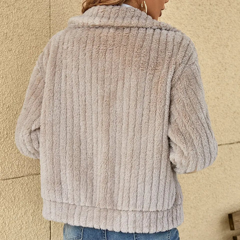 SVEVA™ | ELEGANTER PLÜSCH-CARDIGAN