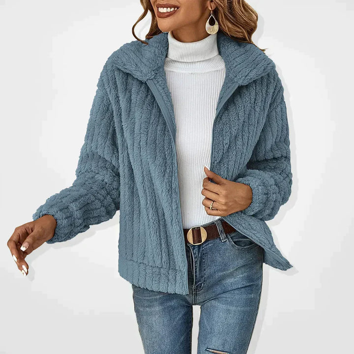 SVEVA™ | ELEGANTER PLÜSCH-CARDIGAN