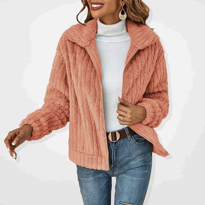 SVEVA™ | ELEGANTER PLÜSCH-CARDIGAN