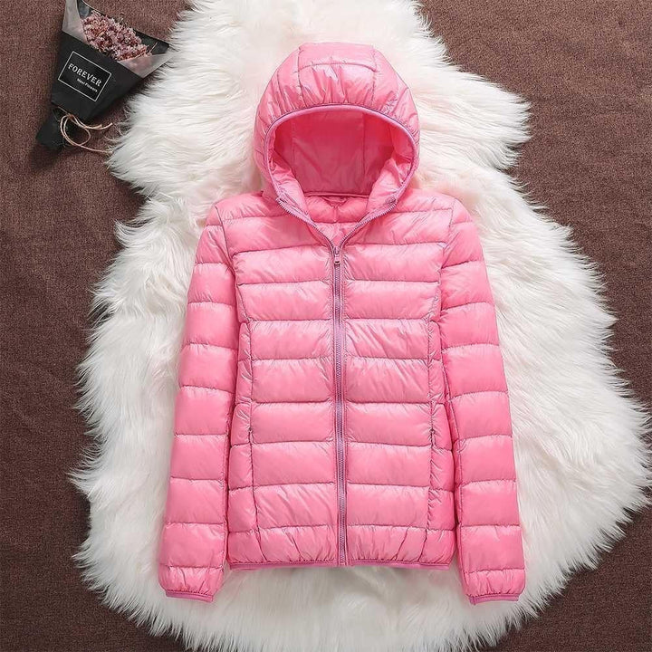 Klara™ – Neue wasserdichte Jacke mit weißer Entendaunenfüllung