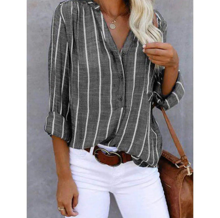 Melina®️™ | Elegante gestreifte Bluse