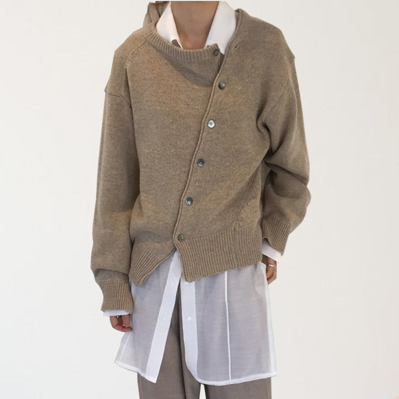 Leni - Strickjacke mit Rundhalsausschnitt