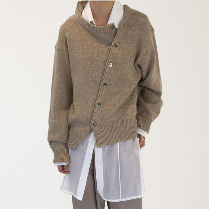 Leni - Strickjacke mit Rundhalsausschnitt