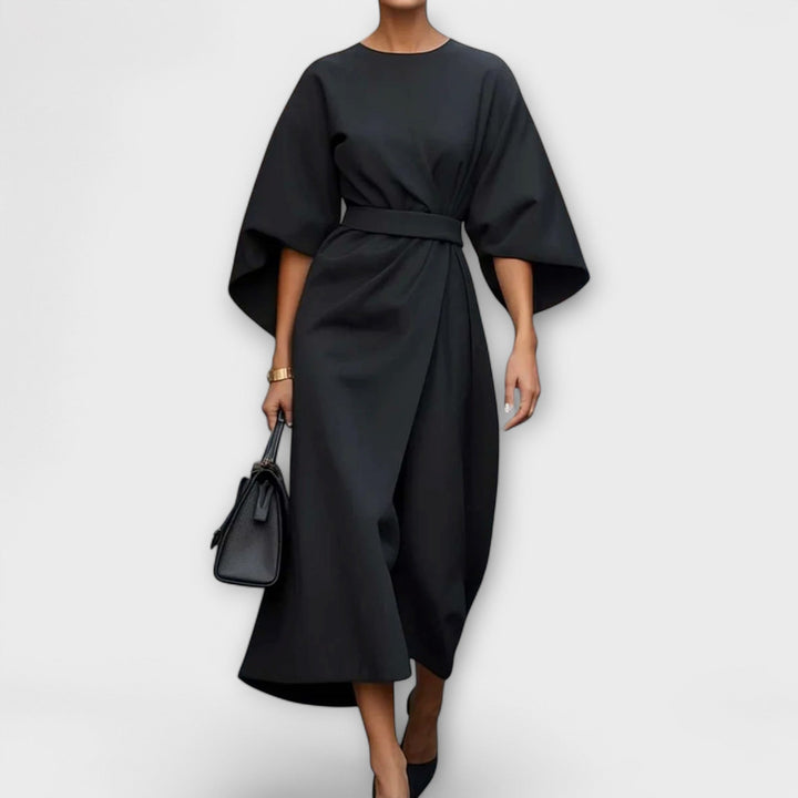 Friedegard®️ - Elegantes Kleid mit Ärmeln