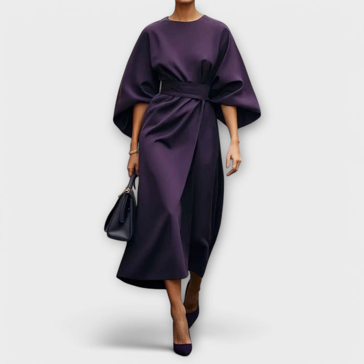 Friedegard®️ - Elegantes Kleid mit Ärmeln
