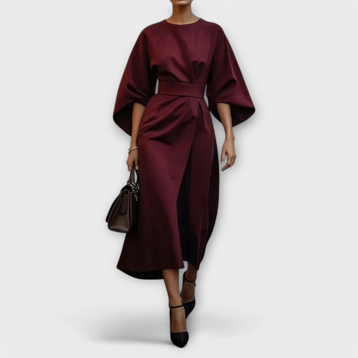 Friedegard®️ - Elegantes Kleid mit Ärmeln