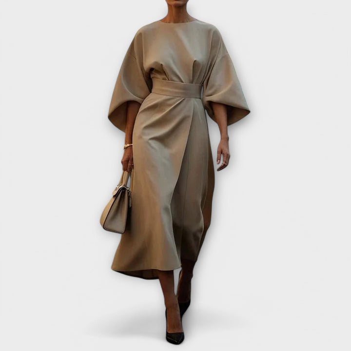 Friedegard®️ - Elegantes Kleid mit Ärmeln