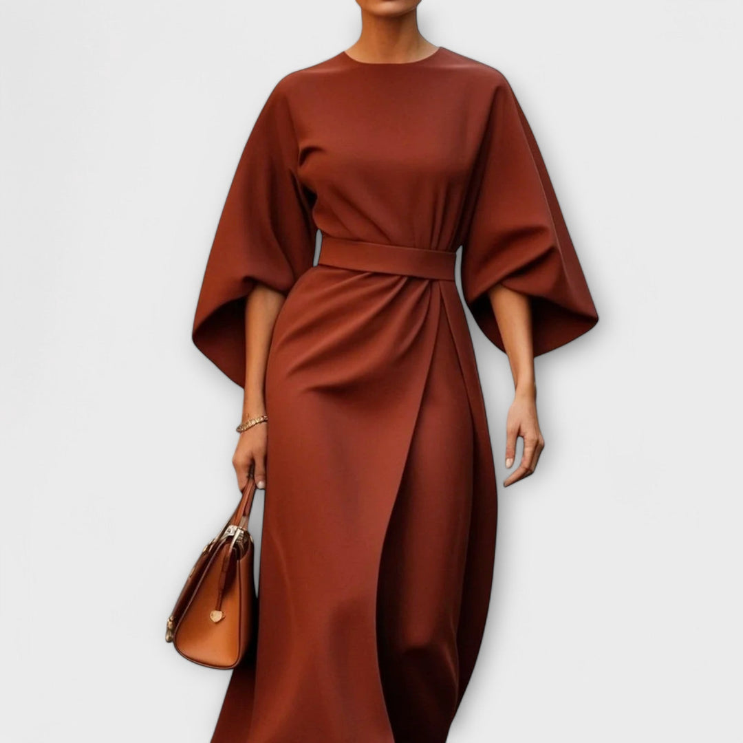 Friedegard®️ - Elegantes Kleid mit Ärmeln