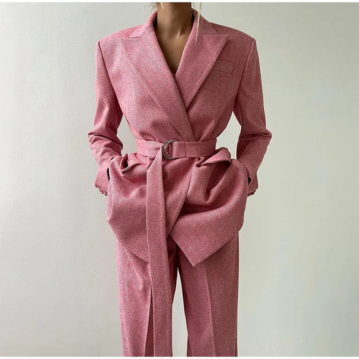 Adele™ | 3-teiliges Set (Korsett, Blazer und Hose)