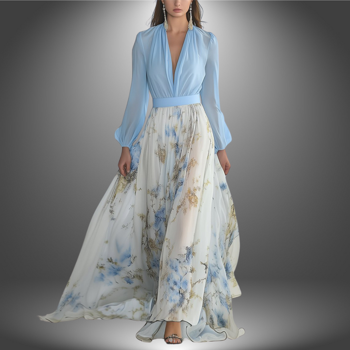 Zora™  | Elegantes Maxikleid mit Blumenmuster