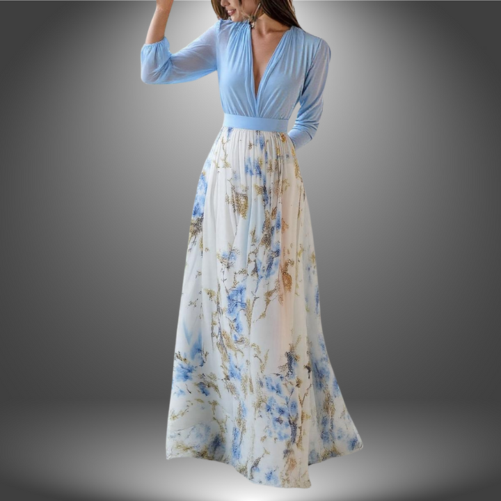 Zora™  | Elegantes Maxikleid mit Blumenmuster