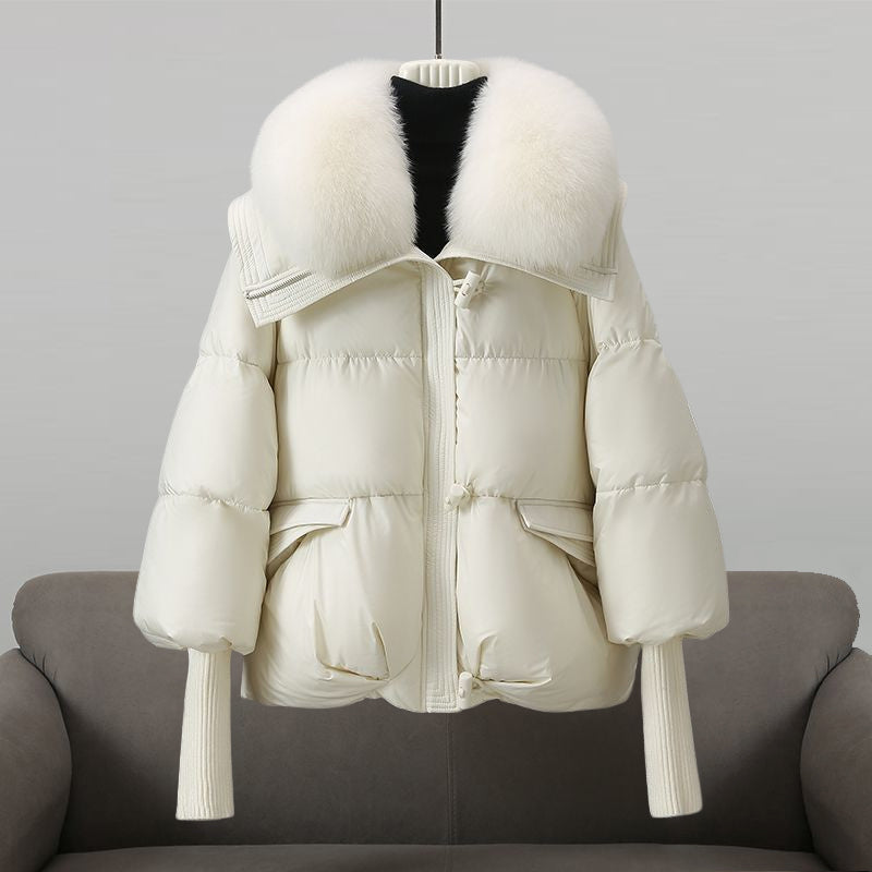 KARLA™ | WINTERJACKE MIT KUNSTFELLKRAGEN