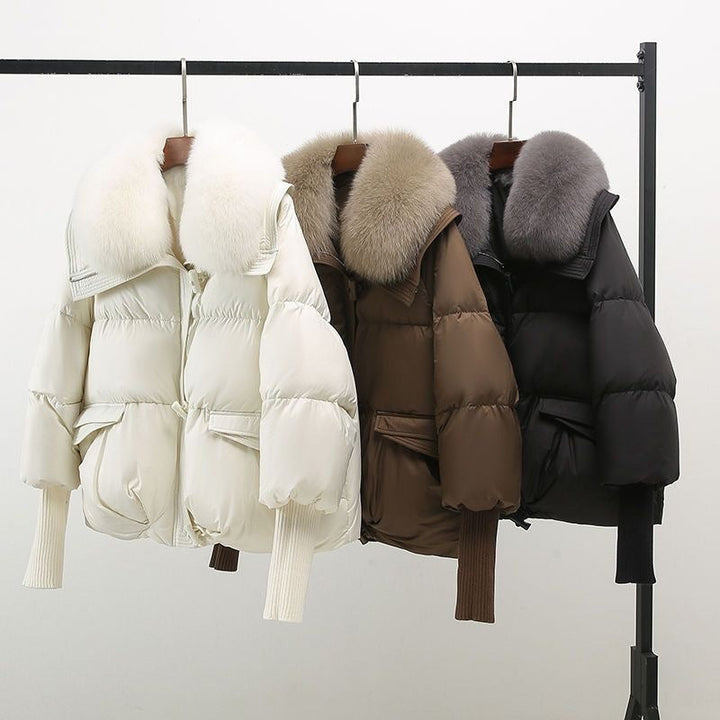 KARLA™ | WINTERJACKE MIT KUNSTFELLKRAGEN