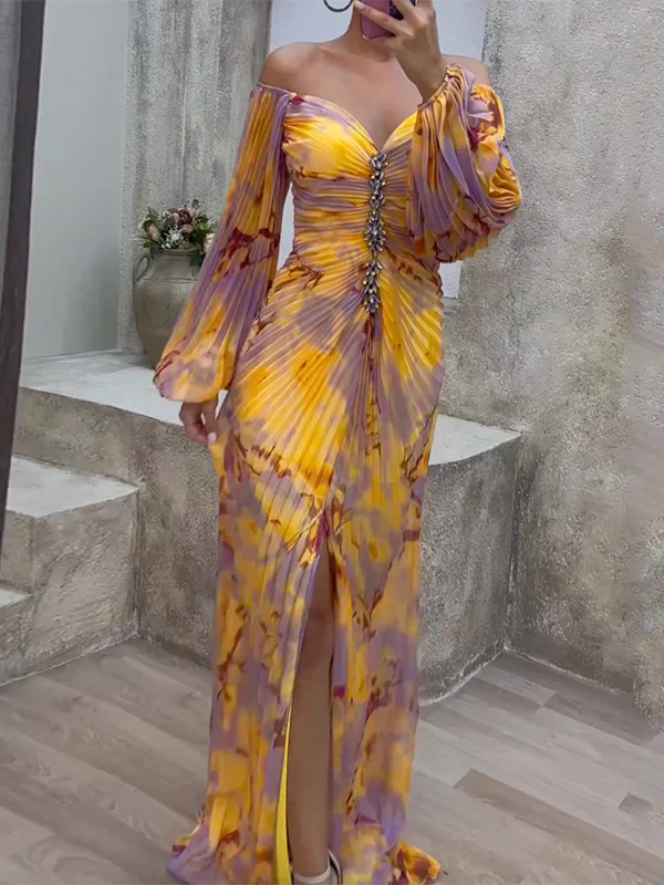 Minna®️ | Elegantes Kleid mit V-Ausschnitt