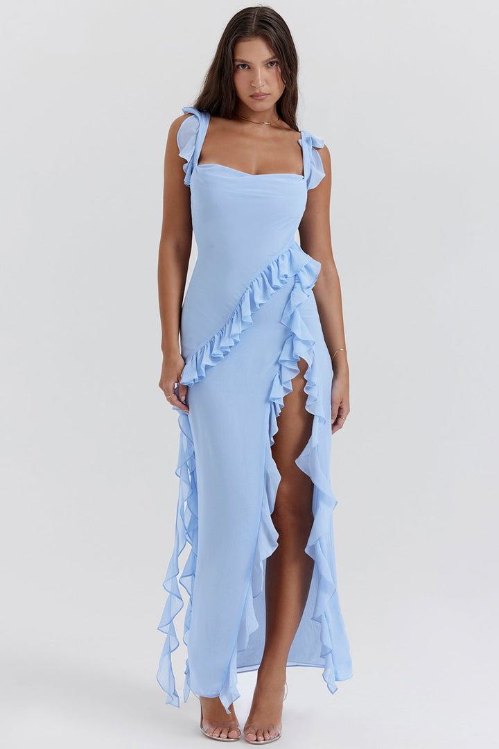 Leonie© | Umwerfendes Kleid mit Rüschen