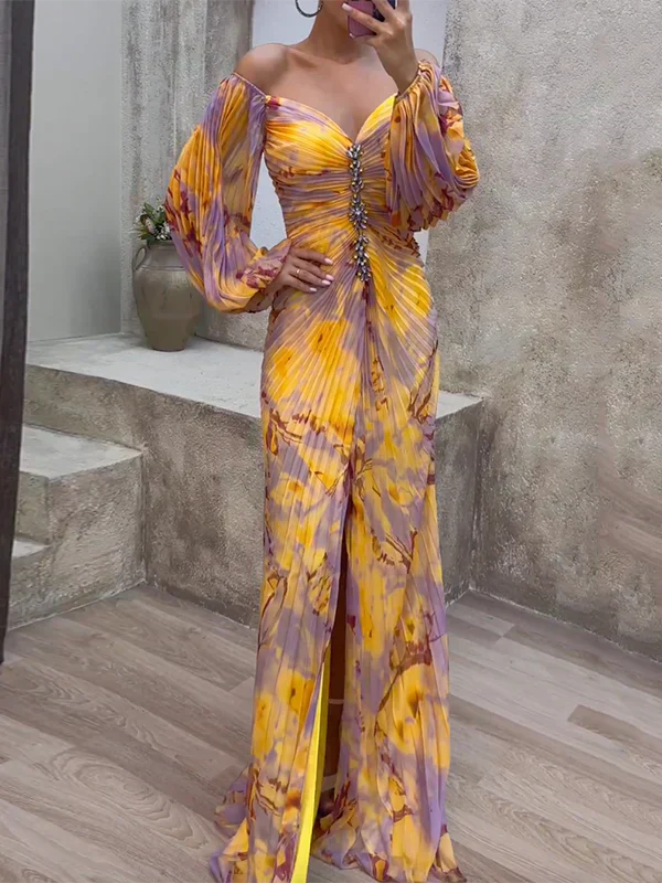 Minna®️ | Elegantes Kleid mit V-Ausschnitt