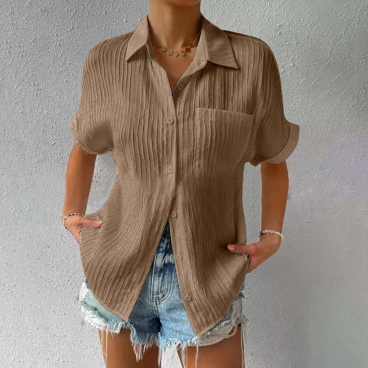 Nadine®️™ - Entspanntes Oberteil mit Textur