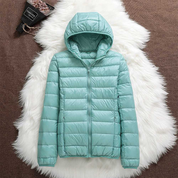 Klara™ – Neue wasserdichte Jacke mit weißer Entendaunenfüllung