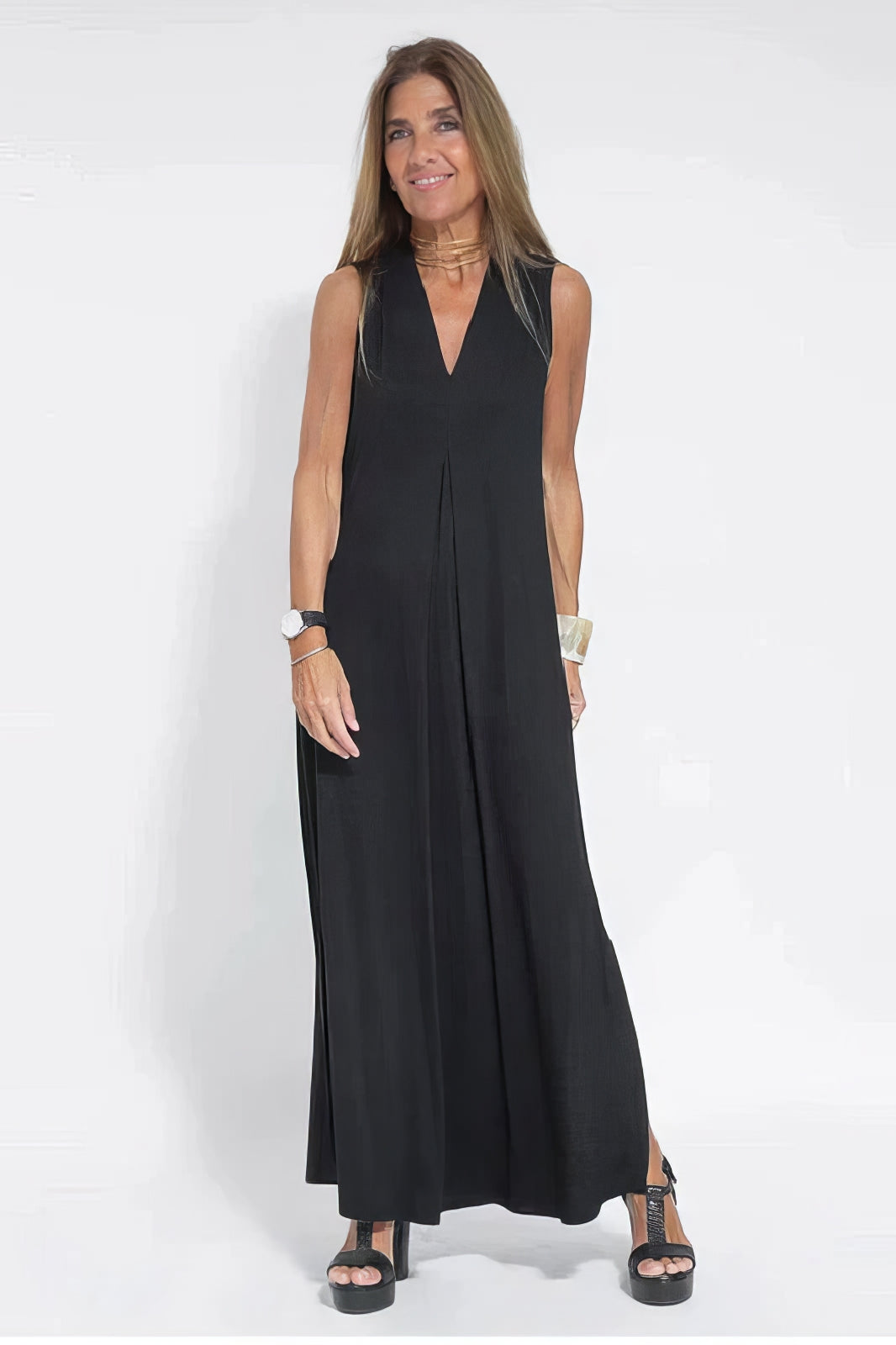 Mia™ | Elegantes langes Kleid + passende Strickjacke als Geschenk