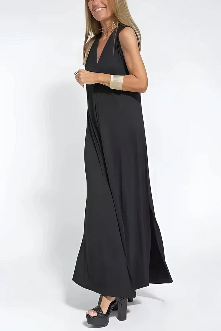 Mia™ | Elegantes langes Kleid + passende Strickjacke als Geschenk