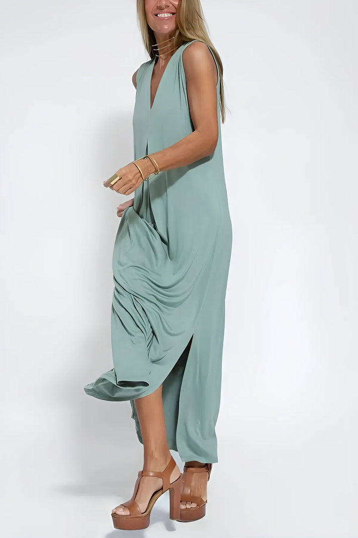 Mia™ | Elegantes langes Kleid + passende Strickjacke als Geschenk