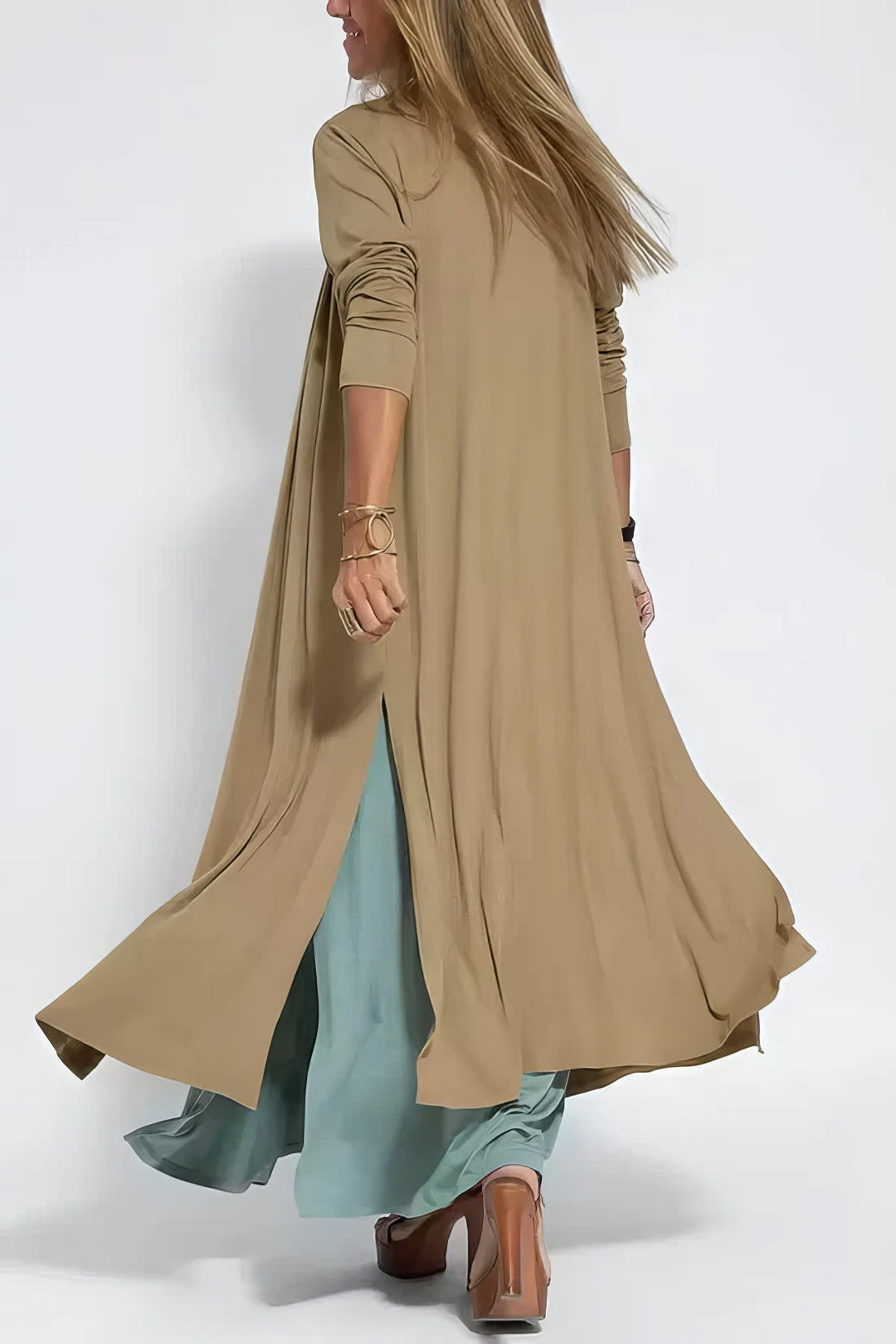 Mia™ | Elegantes langes Kleid + passende Strickjacke als Geschenk